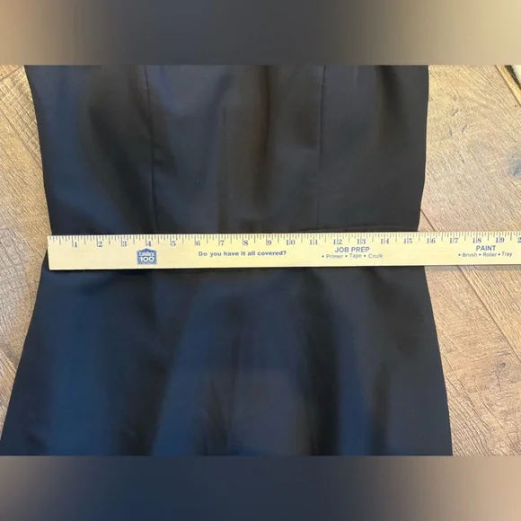 JJ’s House Black Formal Maxi Dress Size 12 NWT Adjustable Straps - Picture 13 of 16